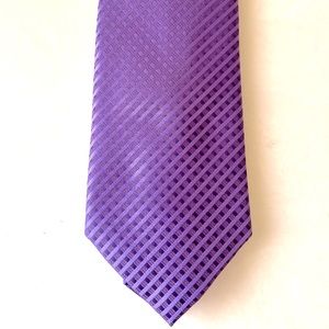 purple lavender silk men’s fine tailored neck tie